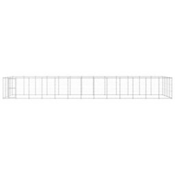 Berkfield Outdoor Dog Kennel Galvanised Steel 53.24 M2 - thumbnail 2