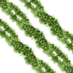 Neel Blue 2M X 9Cm Soft & Bright Christmas Tinsel Garland For Xmas Tree & Home Decorations, Apple Green - thumbnail 3