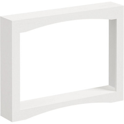 White Narrow Console Table 15Cm Deep - Perfect For Hallways - image 1