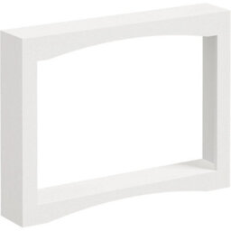 White Narrow Console Table 15Cm Deep - Perfect For Hallways - thumbnail 1