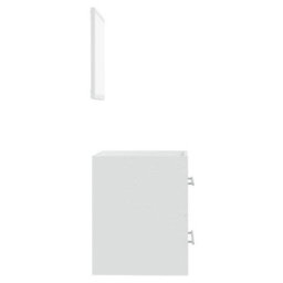 Walplus Bathroom Cabinet With Mirror White 41X38.5X48 Cm Engineered Wood - thumbnail 7