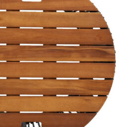 Berkfield Garden Side Tables 2 Pcs With Wooden Top Grey Poly Rattan - thumbnail 9