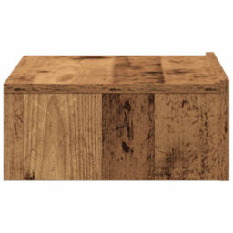 Berkfield Bedside Cabinet Old Wood 60X35 Cm Engineered Wood - thumbnail 8