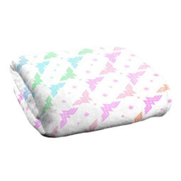 DC comics Wonder Woman Silky Gradient Supersoft Blanket White/multicoloured (One Size) - thumbnail 3