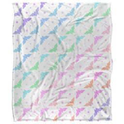 DC comics Wonder Woman Silky Gradient Supersoft Blanket White/multicoloured (One Size) - thumbnail 1