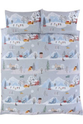Winter Town Christmas King Duvet Cover Set - thumbnail 3
