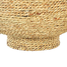 Wyld And Coco Handmade Seagrass Rope Vase Natural Finish For Dried Flowers And Faux Stems, W23 X D23 X H41Cm - thumbnail 6