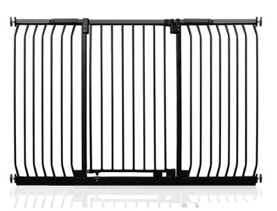 Safetots Extra Tall Elite Safety Gate, 170Cm - 179Cm, Matt Black, Extra Tall 96.8Cm In Height, Pressure Fit Stair Gate - image 1