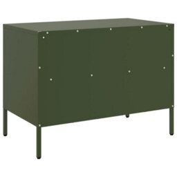 Berkfield Tv Cabinets 2 Pcs Olive Green 68X39X50.5 Cm Steel - thumbnail 9