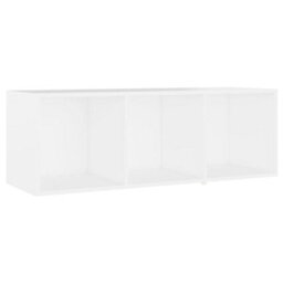 Berkfield Tv Cabinet White 107X35X37 Cm Engineered Wood - thumbnail 2
