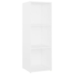 Berkfield Tv Cabinet White 107X35X37 Cm Engineered Wood - thumbnail 7
