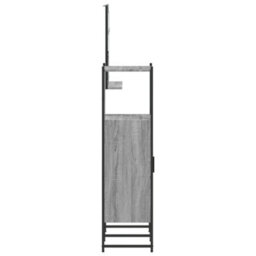 Berkfield 3 Piece Bathroom Cabinet Set Grey Sonoma Engineered Wood - thumbnail 7