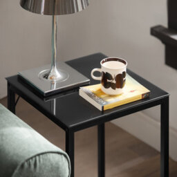 Sobuy Fbt99-F, Nesting Tables  Coffee Tables Side Tables End Tables,black Powder Coated Steel Frame,wooden Effect,w40Xd40Xh60 - thumbnail 7