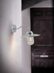 Nordlux Luxe Outdoor Galvanized Steel Wall Light Coastal/marine Safe Silver,mains - thumbnail 3