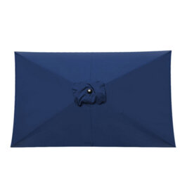 VRUC Outdoor Patio Garden Parasol Sun Shade Umbrella With Crank Handle & Tilt 2X3M Blue - thumbnail 4