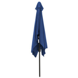 VRUC Outdoor Patio Garden Parasol Sun Shade Umbrella With Crank Handle & Tilt 2X3M Blue - thumbnail 3