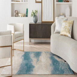 Nourison Maxell Mae06 Ivory Teal Rug-117Cm X 178Cm - thumbnail 3