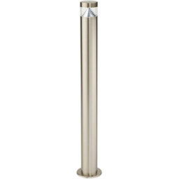 2 Pack Stepped Outdoor Bollard Light - 3.3W Led - 800mm Height - Stainless Steel - thumbnail 3