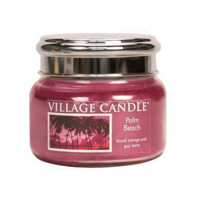 Village Candle 11Oz Small Glass Jar Candle - Palm Beach