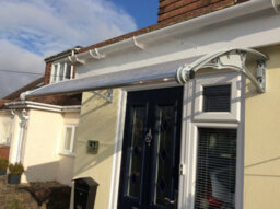 Canofix UK Canofix Door Canopy Pc 1800 Width X 1000 Projection (Grey Bracket - Clear Sheet) - thumbnail 3