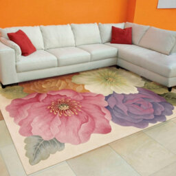 Multicolor Floral Modern Rug For Living Room And Bedroom-160Cm X 251Cm - thumbnail 1