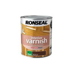 Ronseal Walnut Matt Skirting Wood Varnish, 750Ml - thumbnail 2