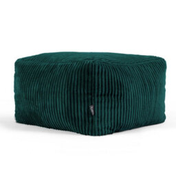 Icon Dalton Xl Jumbo Cord Recliner Bean Bag And Footstool, Teal - thumbnail 5