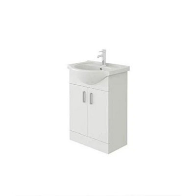 Bathroom Vanity Unit Wc Toilet Pam Cistern Cabinet Storage Furniture Set 1450mm - image 1