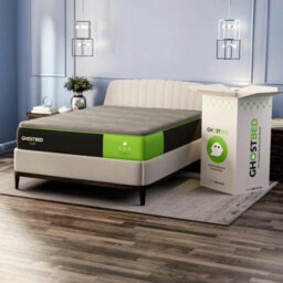 Xample Ghostbed Luxe Hybrid Cooling Mattress, Single (90X190Cm) - 30Cm Deep, Medium Feel, Graphite Foam, Pocket Springs, Ghost Ice Cover - thumbnail 2