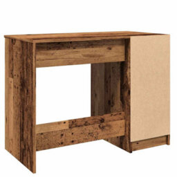 Berkfield Desk Old Wood 100X50X75 Cm Engineered Wood - thumbnail 7