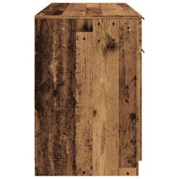 Berkfield Desk Old Wood 100X50X75 Cm Engineered Wood - thumbnail 6