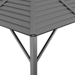 Berkfield Durable Gazebo With Roof 3X3 M Anthracite - thumbnail 4