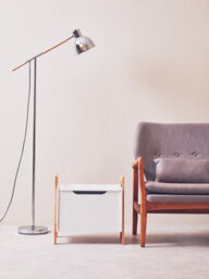 Orsina Chrome Adjustable Floor Lamp, Convenient Office Lamp, Space-Saver Floor Lamp, Rotating Bedroom Lamp - thumbnail 8