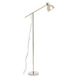 Orsina Chrome Adjustable Floor Lamp, Convenient Office Lamp, Space-Saver Floor Lamp, Rotating Bedroom Lamp - thumbnail 1