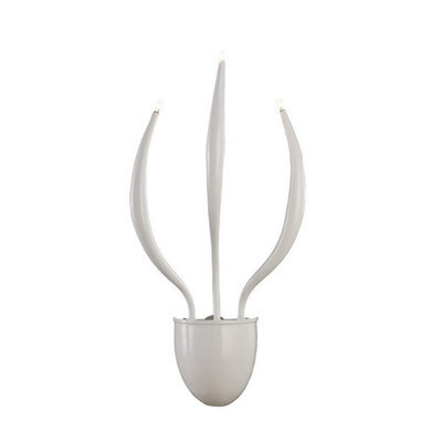 Luminosa Lighting Luminosa Llamas Wall Lamp 3 Light G4 White, Not Led/cfl Compatible - image 1