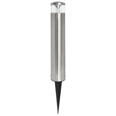 Long Life Lamps Company Outdoor Garden Led Bollard Ground Spike Light Stainless Steel Ip54 Warm White Zlca02 - image 1