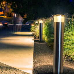 Long Life Lamps Company Outdoor Garden Led Bollard Ground Spike Light Stainless Steel Ip54 Warm White Zlca02 - thumbnail 9
