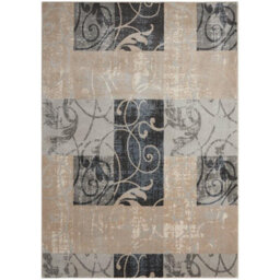 Multi Floral Geometric Luxurious Modern Easy To Clean Rug For Bedroom & Living Room-66 X 229Cm (Runner) - thumbnail 5