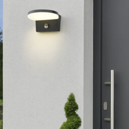 CGC Lighting Cgc Outdoor Outside Security Wall Light Pir Motion Sensor Led Integrated Led Ip65 Black - thumbnail 5
