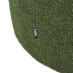 Beliani Swivel Armchair Davik Boucle Dark Green - thumbnail 8