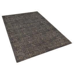 Beliani Rug Esel Gold 140 X 200 Cm Viscose - thumbnail 4