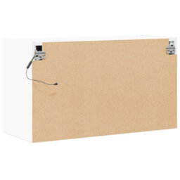 Berkfield Durable Tv Wall Cabinet With Led Lights White 80X31X45 Cm - thumbnail 8