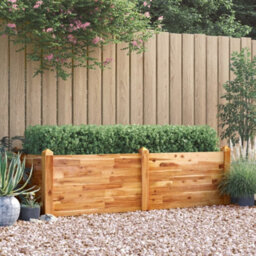 Berkfield Garden Raised Bed 160X60X44 Cm Solid Wood Acacia - thumbnail 1