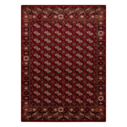 RugsX Wool Carpet Omega Buchara Frame, Circles Ruby 235X350 Cm - thumbnail 3