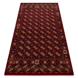 RugsX Wool Carpet Omega Buchara Frame, Circles Ruby 235X350 Cm - thumbnail 1