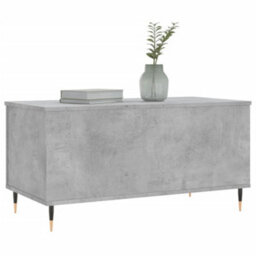 Berkfield Coffee Table Concrete Grey 90X44.5X45 Cm Engineered Wood - thumbnail 4