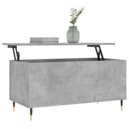 Berkfield Coffee Table Concrete Grey 90X44.5X45 Cm Engineered Wood - thumbnail 3