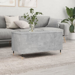 Berkfield Coffee Table Concrete Grey 90X44.5X45 Cm Engineered Wood - thumbnail 1