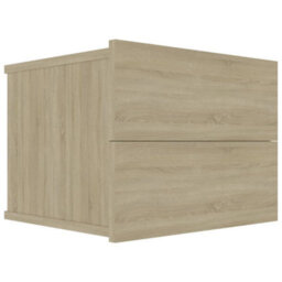 Berkfield Classic Bedside Cabinets 2 Pcs Sonoma Oak 40X30X30 Cm Engineered Wood - thumbnail 3