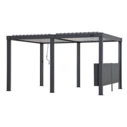 Sunjoy Replacement Bar For Louvered Pergola, 3M Side (Powder Coated)